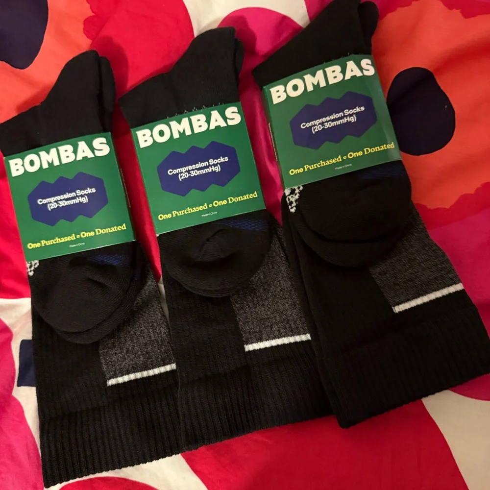 Bombas Compression socks (20-30mmHg), single pair
